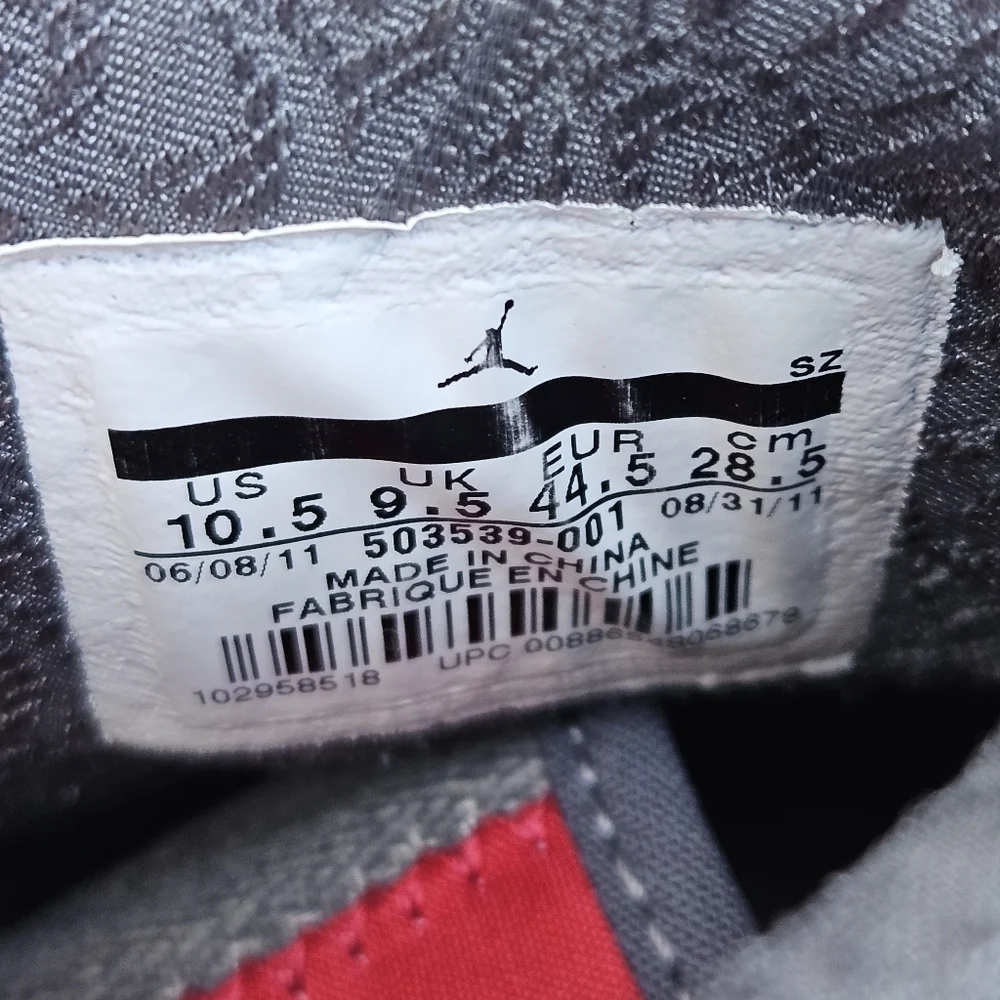AIR JORDAN AJ1 KO GRAPHITE PREMIUM LEATHER SZ 10.5 DS 100% AUTHENTIC 503539 001